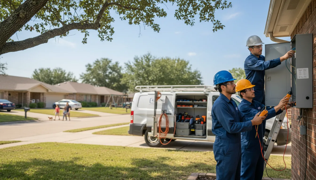 Certified electrician providing emergency electrical services in Bastrop, TX